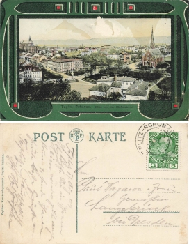 Teplitz-Schoenau Boehmen from the Stefanshoehe o August 17, 1909