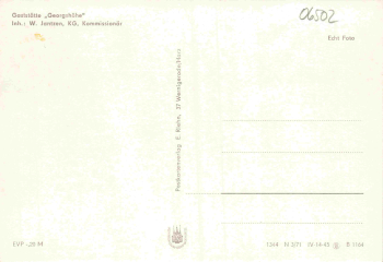 Thale Harz Gaststätte Georgshöhe * 1971