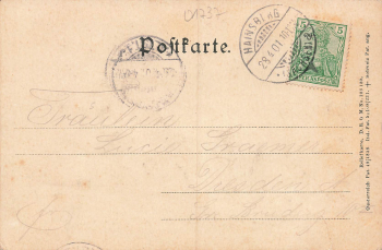 01737 Tharandt Kurhaus Sanitas Reliefkarte o 1901
