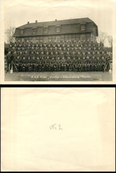 98660 Themar RAD-Lager 6/233 "Gunther von Schwarzburg" real photo (170 x 125 mm) around 1934 Reich Labor Service