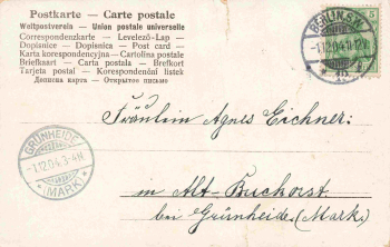 Tiergarten Berlin, Siegesallee with the Roland Fountain, vintage postcard, c. 1904
