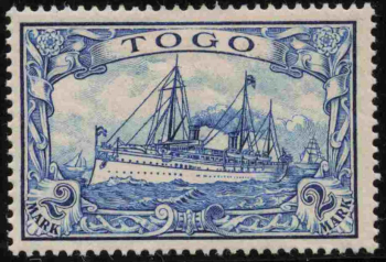 Togo German Post Michel 17 * unused Imperial Yacht