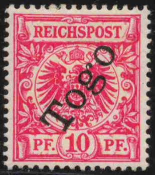Togo Deutsche Post Michel 3  * ungebraucht Krone Adler  