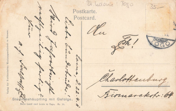 Togo tribal chief with entourage o 1911