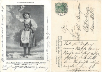Trachten Tanz- Gesang- u. Konzert-Gesellschaft Colonia Köln o 7.11.1906
