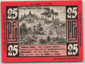 Triebes, Hohenleuben, Langenwetzendorf emergency money (Notgeld) 1921