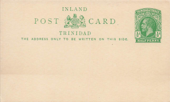 Trinidad & Tobago postal stationery green *approx. 1900