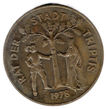 Triptis 650th Anniversary 1978 Medal