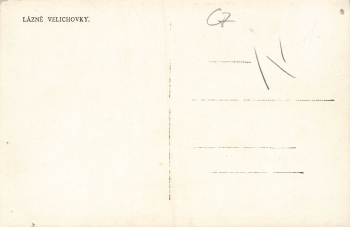 Lazne Velichovky Böhmen * um 1950