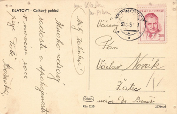 Klatovy Böhmen Klattau o 1951