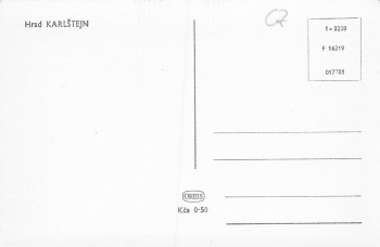 Hrad Karlstejn Böhmen Karlstein * um 1950