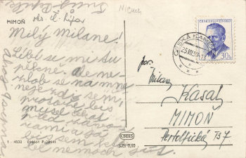 Mimon Böhmen Niemes o 1959