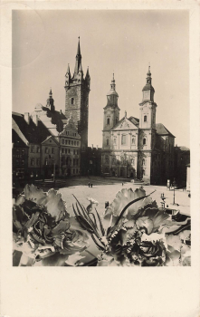 Klattau Ringplatz Böhmen Klatovy gebraucht 1941