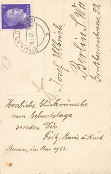 Bensen Böhmen Benešov nad Ploučnicí o 1943