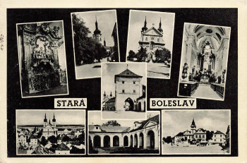 Stara Boleslav Böhmen Altbunzlau Feldpost 2.WK Inf. Pz. Jäg. Ers. Kp 24 1942