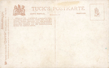 Münster Westfalen Schloss Künstlerkarte Charles E. Flower Tucks Oilette * um 1910