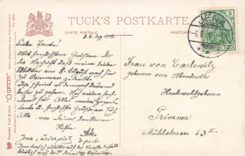 Jäger im Schwarzwald Künstlerkarte F. X. Schmidt Tucks Oilette o 1909