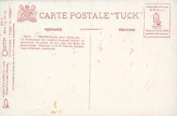 Nice Promenade des Anglais Künstlerkarte Tucks Oilette * um 1910