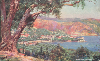 Beaulieu-Villefrance Künstlerkarte Tucks Oilette * um 1910