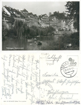 Tubingen field postmark reserve hospital o April 20, 1943