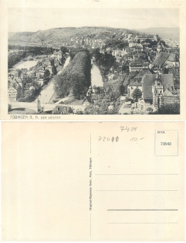 Tubingen from the west * approx. 1910