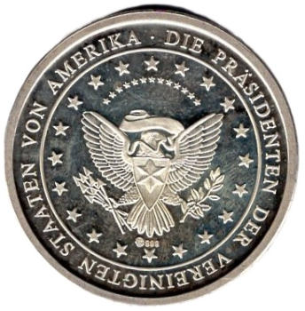 USA Bill Clinton XLII. Präsident 1993 Medaille Silber 999