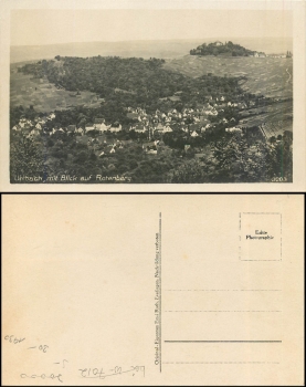 Stuttgart Uhlbach Blick auf Rotenberg *ca.1930