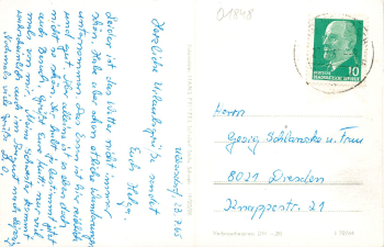 01848 Ulbersdorf Betriebsferienheim "Patrice Lumumba" des VEB Turbinenfabrik Dresden o 1965