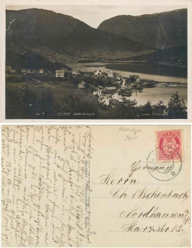 Ulvik Hardanger Norwegen o 9.8.1911