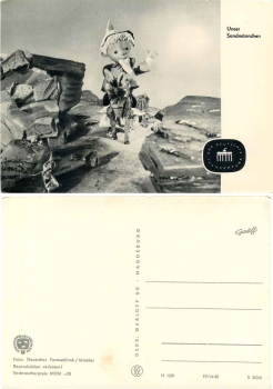 Our sandman with donkey S36/64 GDR children's television *1965