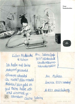 Unser Sandmännchen mit Staubsauger S141 DDR Kinderfernsehen *1973