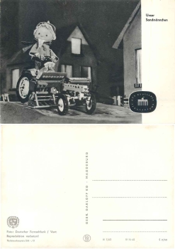 Our sandman with tractor S 2/63 GDR children's television * 1963