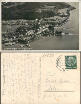 88690 Unteruhldigen Bodensee Fliegeraufnahme o 17.6.1938
