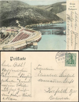 Schleiden Eifel Urftalsperre o 31.8.1908