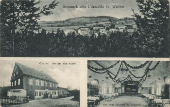 01847 Uttewalde Gasthof Max Naake * um 1920