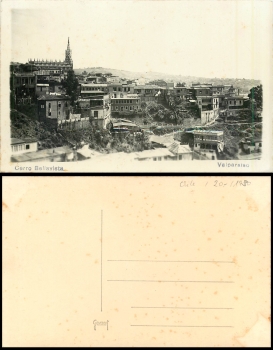 Chile Valparaiso Cerro Bellavista *ca. 1930