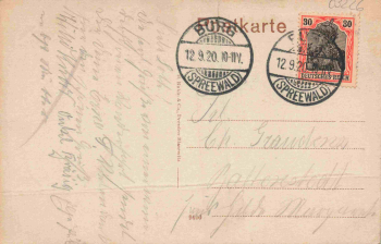 03226 Vetschau Spreewald Hotel Kaiserhof  o 1920