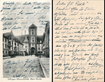 Villingen Obere Strasse gebr. ca. 1930