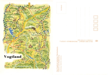 Vogtland artist card Graichen * 1987