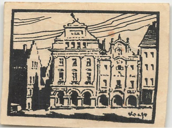 Waldenburg Schlesien Notgeldschein Wałbrzych 1920