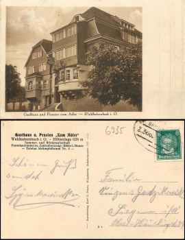 Waldkatzenbach Waldbrunn Gasthaus zum Adler o 19.10.1927