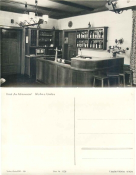 17406 Warthe Rankwitz Usedom Hotel "am Achterwasser"  *1958 Hanich1128