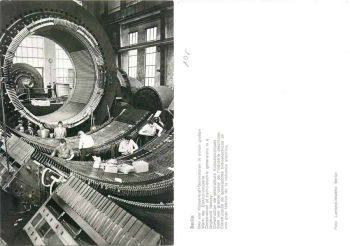 Industry building hydropower generators, Berlin * around 1950