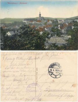 09306 Wechselburg Muldental Feldpost 15th Infantry Regiment 181 II Ers. Battalion o 4.4.1916