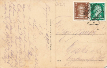 01809 Weesenstein Müglitztal Hochwasser o 1927