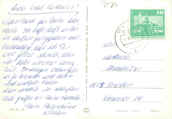 Weida Thüringen Rathaus o 1975