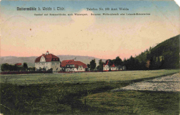 Weida-Steinsdorf Thüringen Nattermühle o 1914