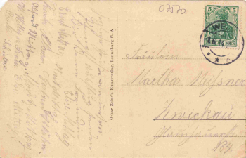 Weida-Steinsdorf Thüringen Nattermühle o 1914