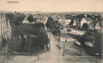 01689 Weinboehla Sachsen Kirchplatz gebraucht 1914