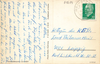01689 Weinboehla FDGB Erholungsheim Heidehof o um 1965
